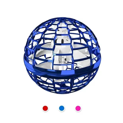 Flying Helicopter Spinner Fingertip Upgrade Flight Gyro Flyorb Hover Ball Mini Drone Aircraft Toy LED UFO Type Toy Kid Gift